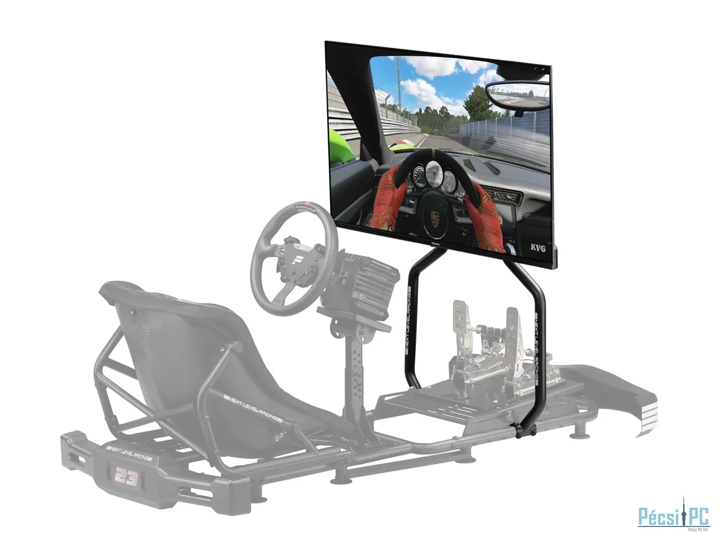 Next Level Racing Go Kart Plus Direct Monitor Mount Black