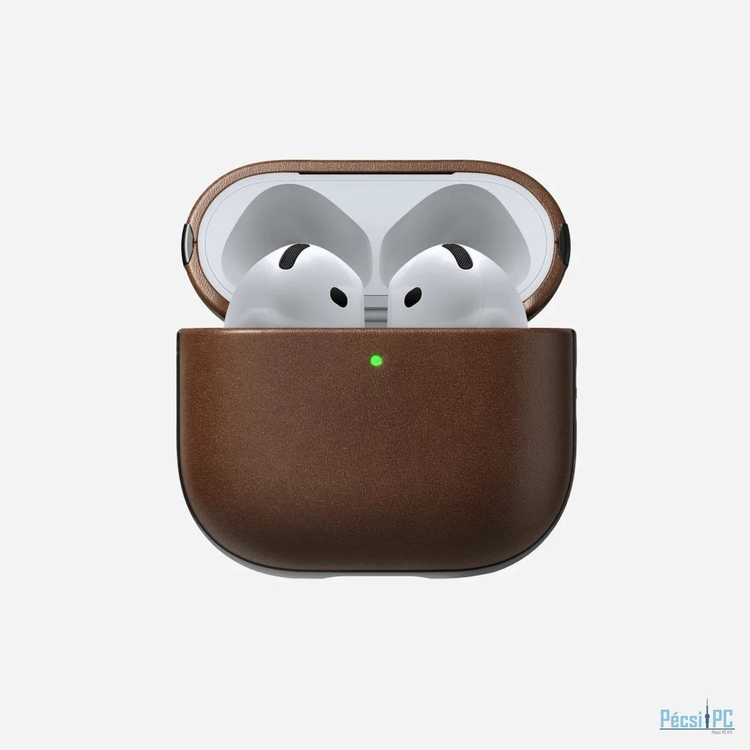 Nomad Modern Leather Case for Airpods 4 Brown
