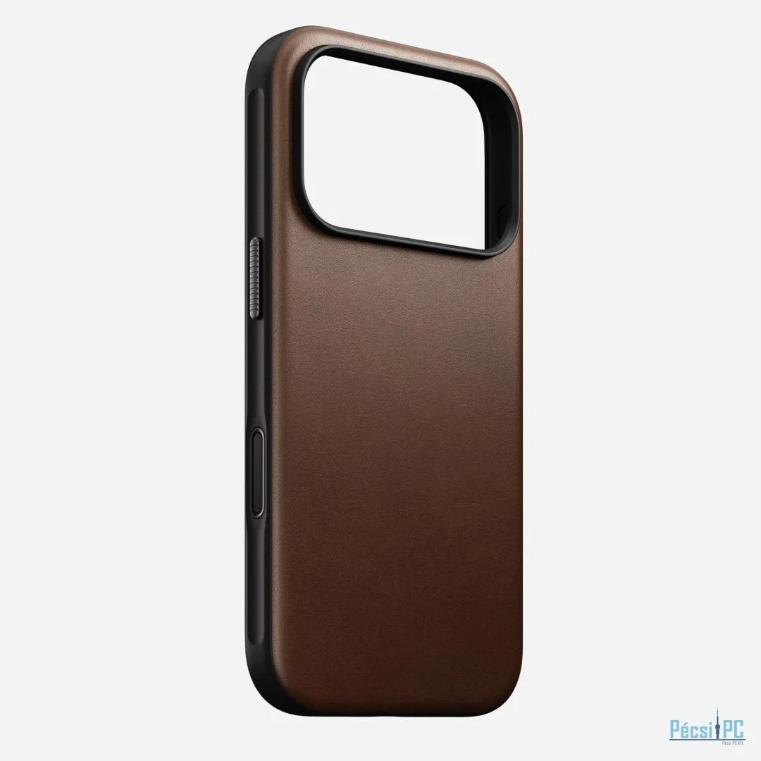 Nomad Modern Leather Case for iPhone 17 Pro Brown