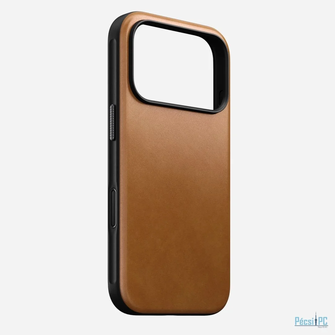Nomad Modern Leather Case for iPhone 17 Pro English Tan