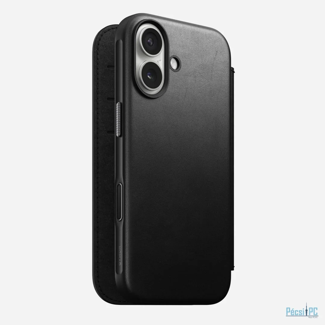 Nomad Modern Leather Folio for iPhone 17 Black