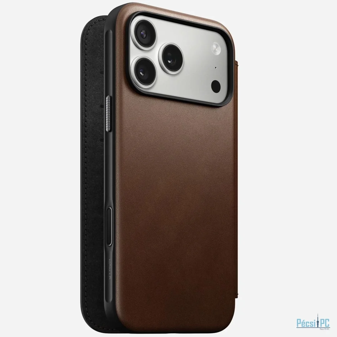 Nomad Modern Leather Folio for iPhone 17 Pro Max Brown