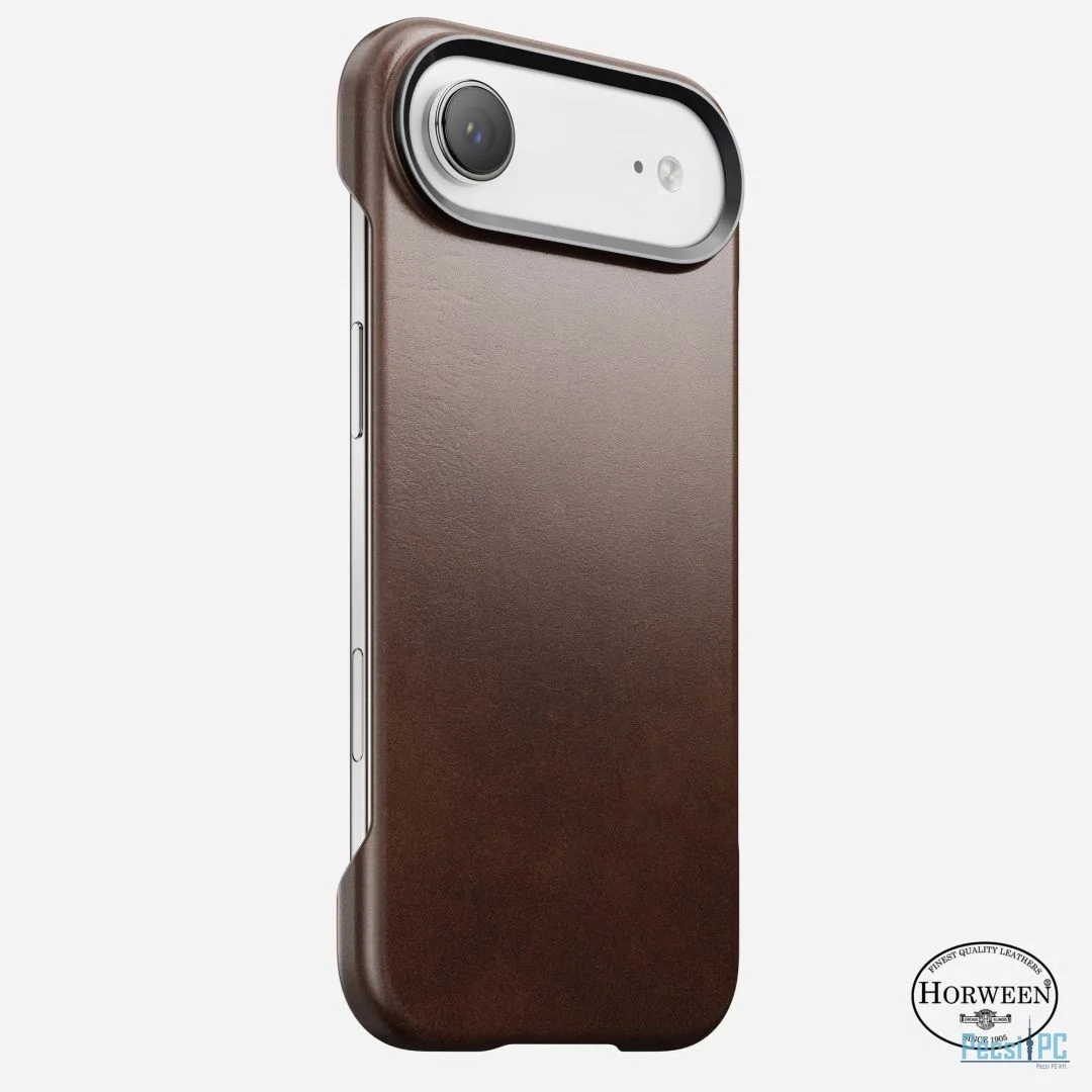 Nomad Traditional Leather (Horween) case for iPhone Air Rustic Brown