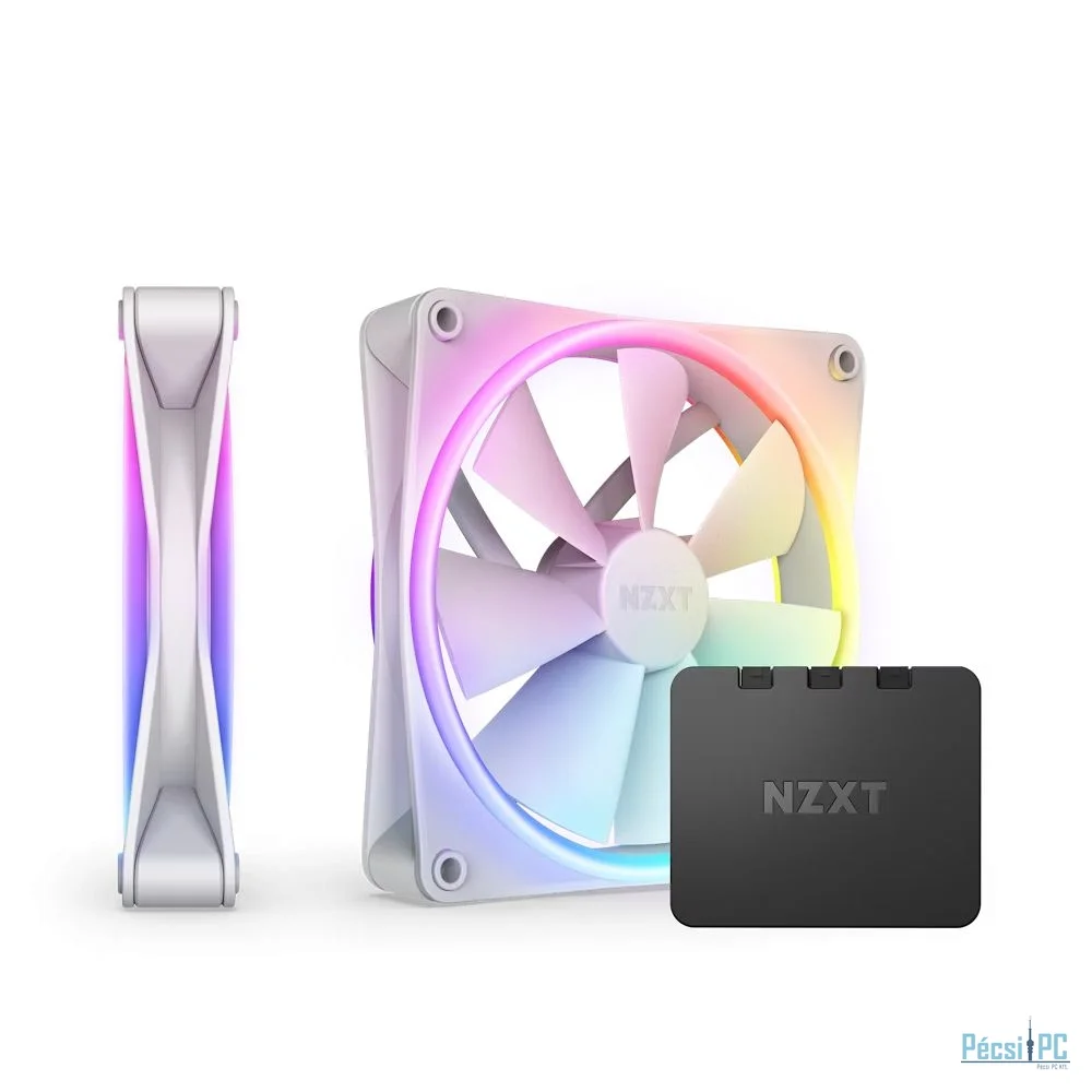 NZXT F140 RGB DUO Twin Pack White