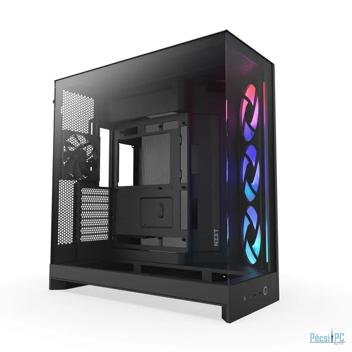 NZXT H9 Flow RGB Tempered Glass Black