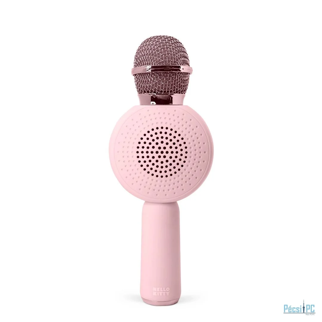 OTL Technologies HK1210 Hello Kitty PopSing LED Karaoke Microphone Pinlk