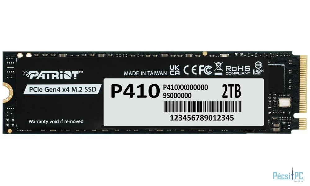 Patriot 2TB M.2 2280 NVMe P410 Black