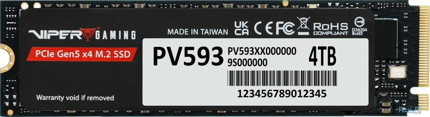 Patriot 4TB M.2 2280 NVMe Viper PV593