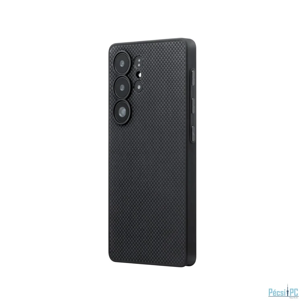 Pitaka PIN Button Case Samsung Galaxy S25 Ultra Black/Grey Plain