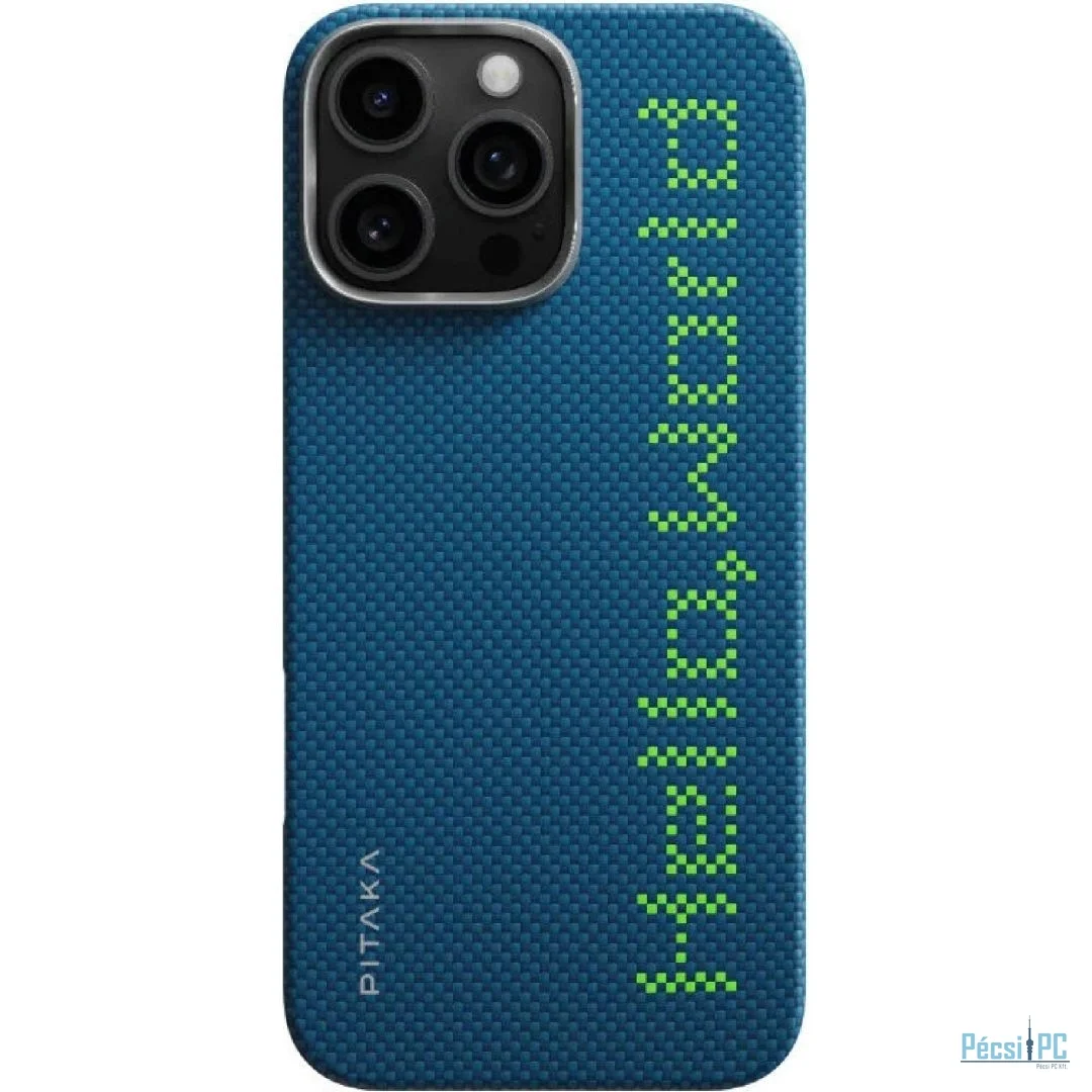 Pitaka Tactile Woven Case for iPhone 16 Pro Max Hello World