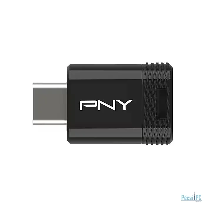 PNY 64GB Elite-X Fit Type-C USB 3.2 Flash Drive Black