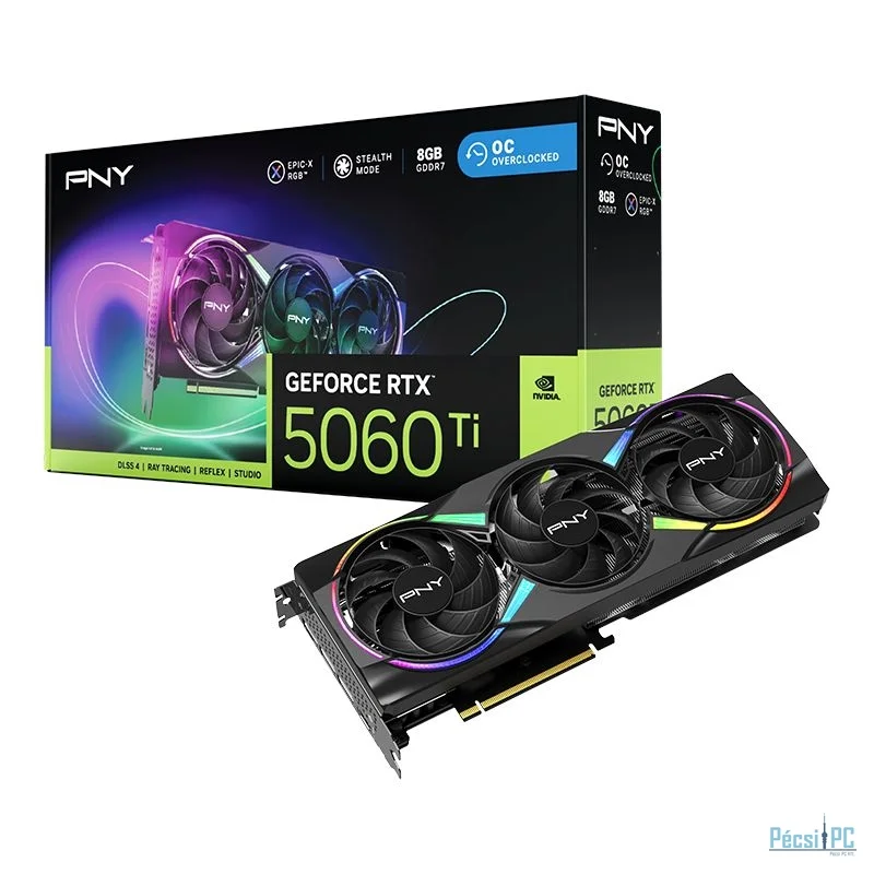 PNY GeForce RTX5060 TI 8GB DDR7 ARGB OC
