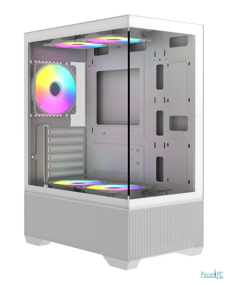 RaidMax i802 Tempered Glass White