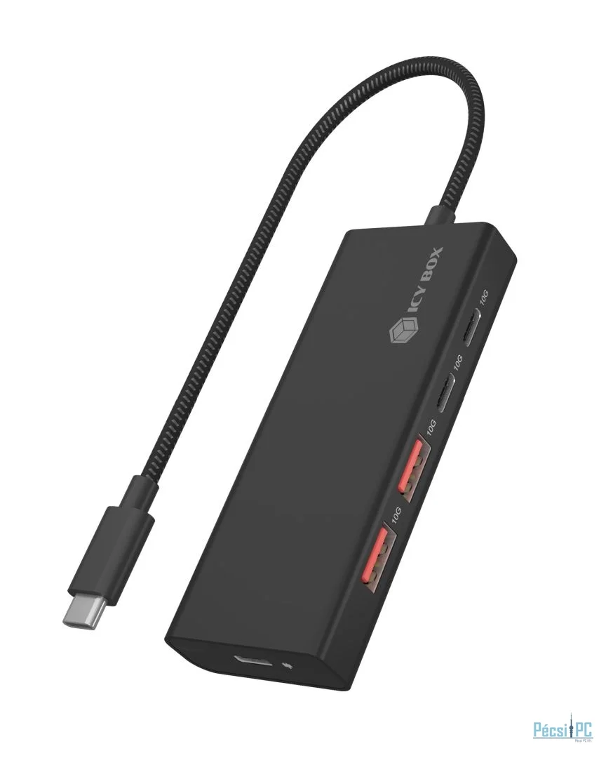 Raidsonic Icy Box IB-HUB1436-CPD 4-portos USB3.2 HUB Black