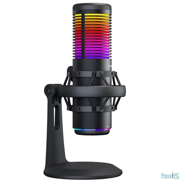 Rampage Bemol Microphone RGB Black