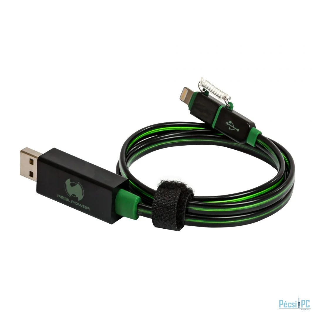 Realpower Floating cable 2in1 74,5cm Green