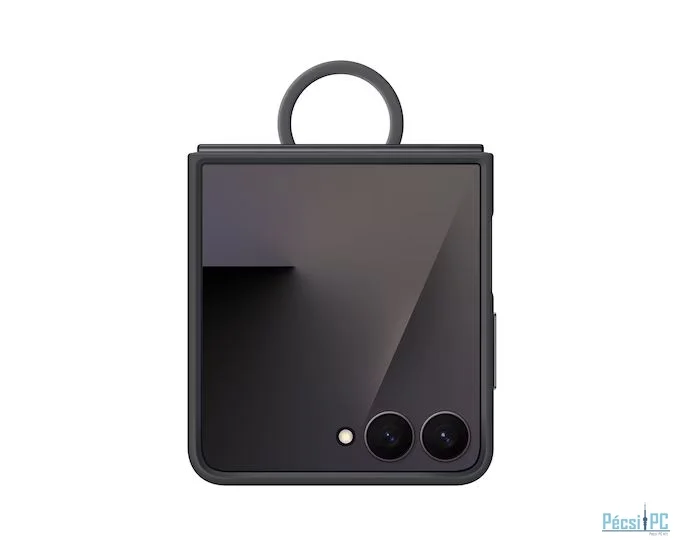 Samsung Galaxy Flip7 Ring Case (Silicone) Black