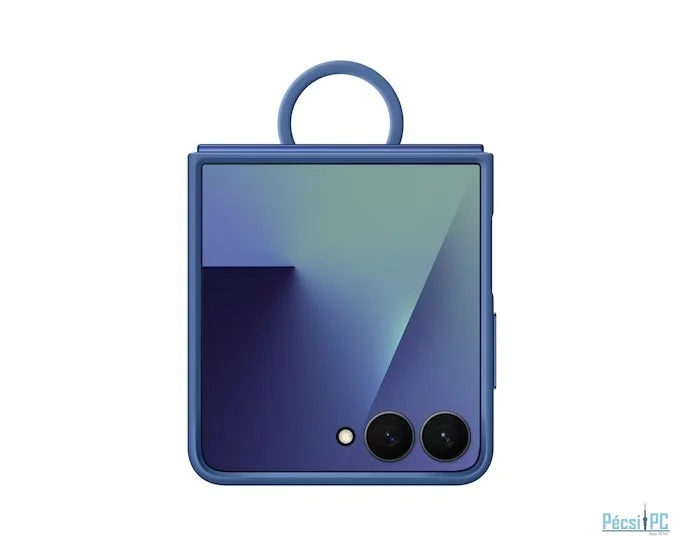 Samsung Galaxy Flip7 Ring Case (Silicone) Blue
