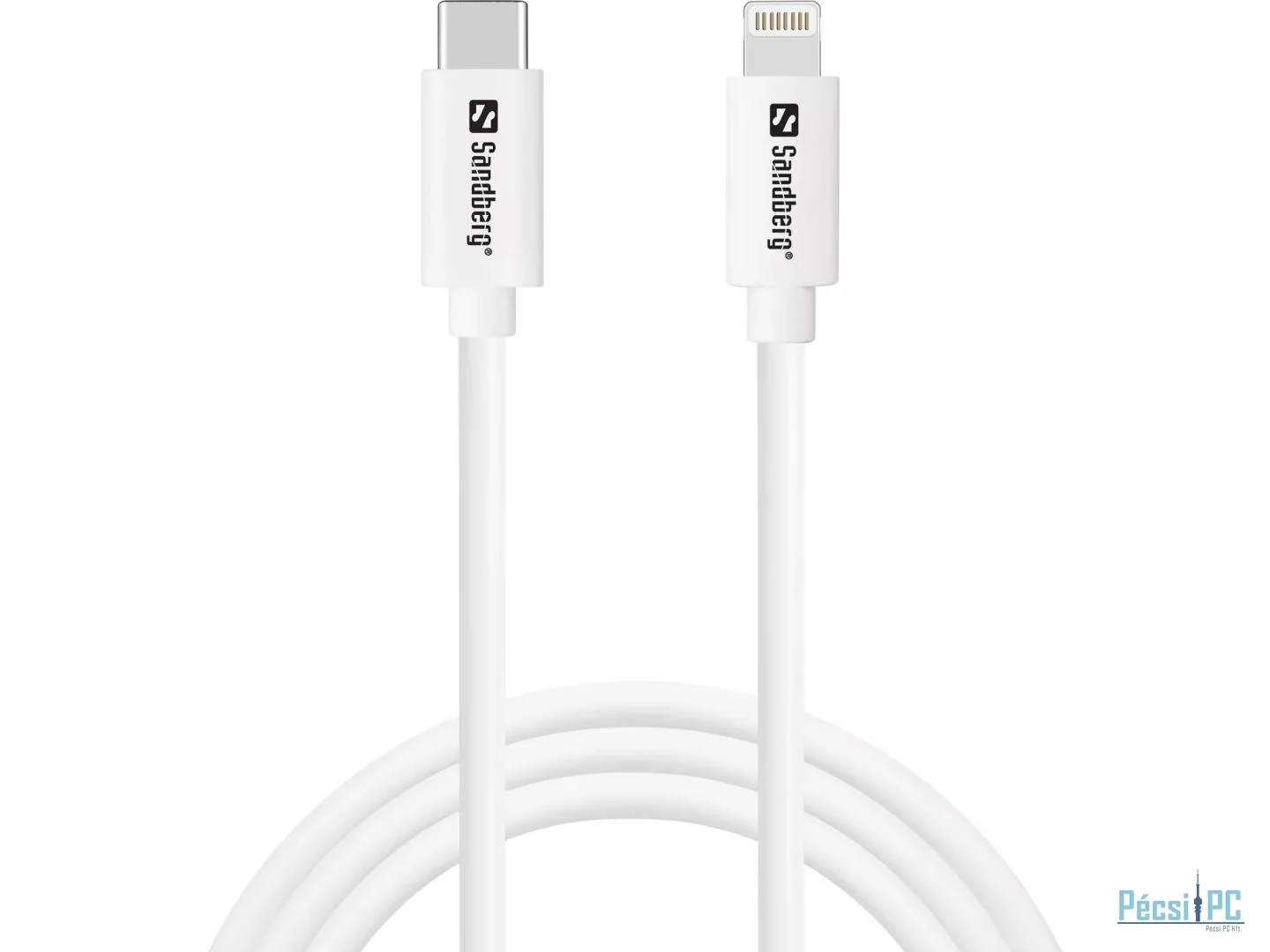 Sandberg USB-C PD to Lightning 1m White