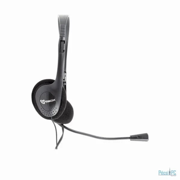 SBOX HS-201 Microphone Headset Black