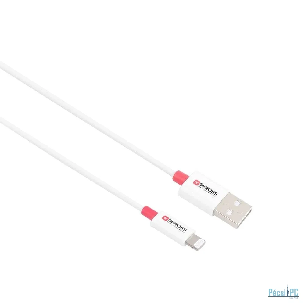 SKROSS USB-A to Lightning cable 2m White