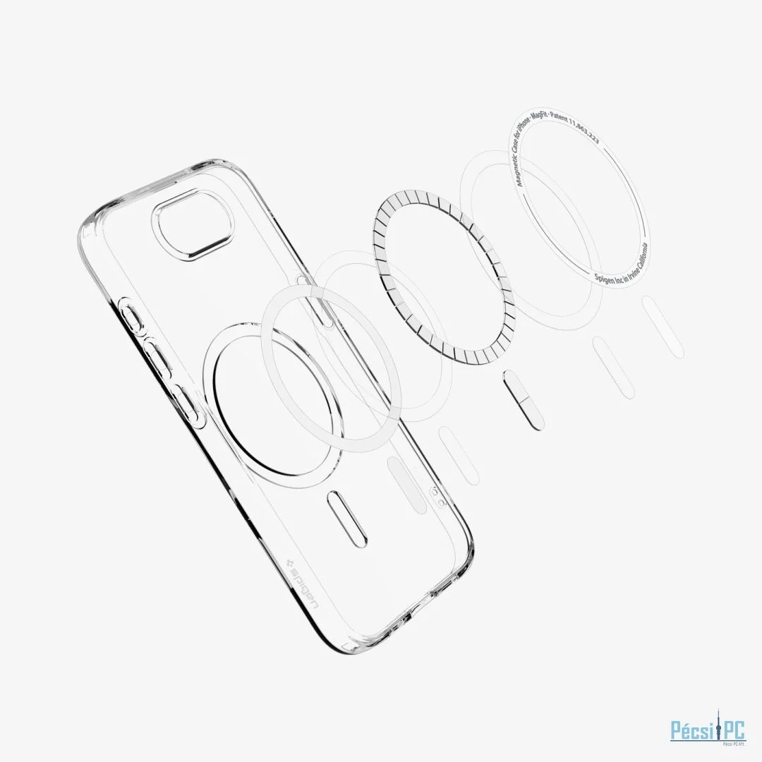 Spigen Liquid Crystal MagSafe iPhone 16e Clear White