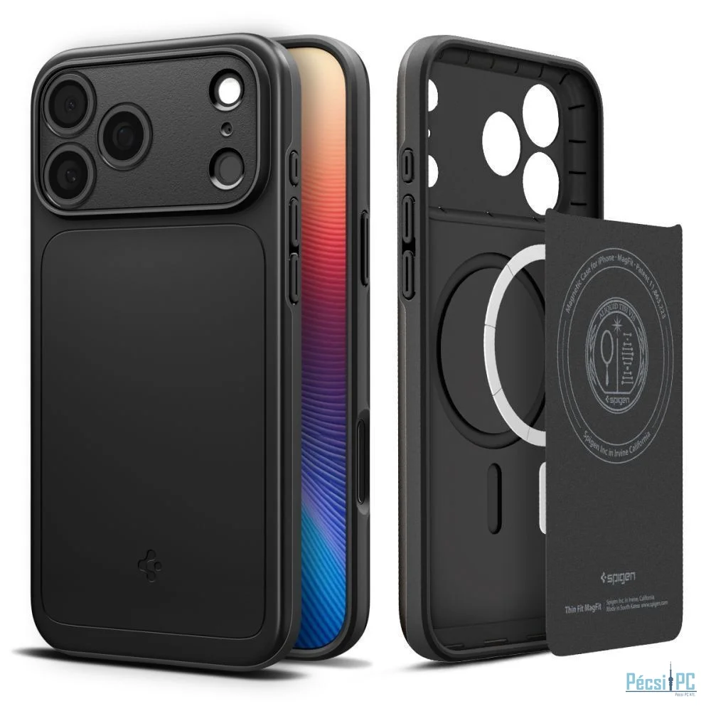 Spigen Thin Fit MagSafe case for iPhone 17 Pro Max Black