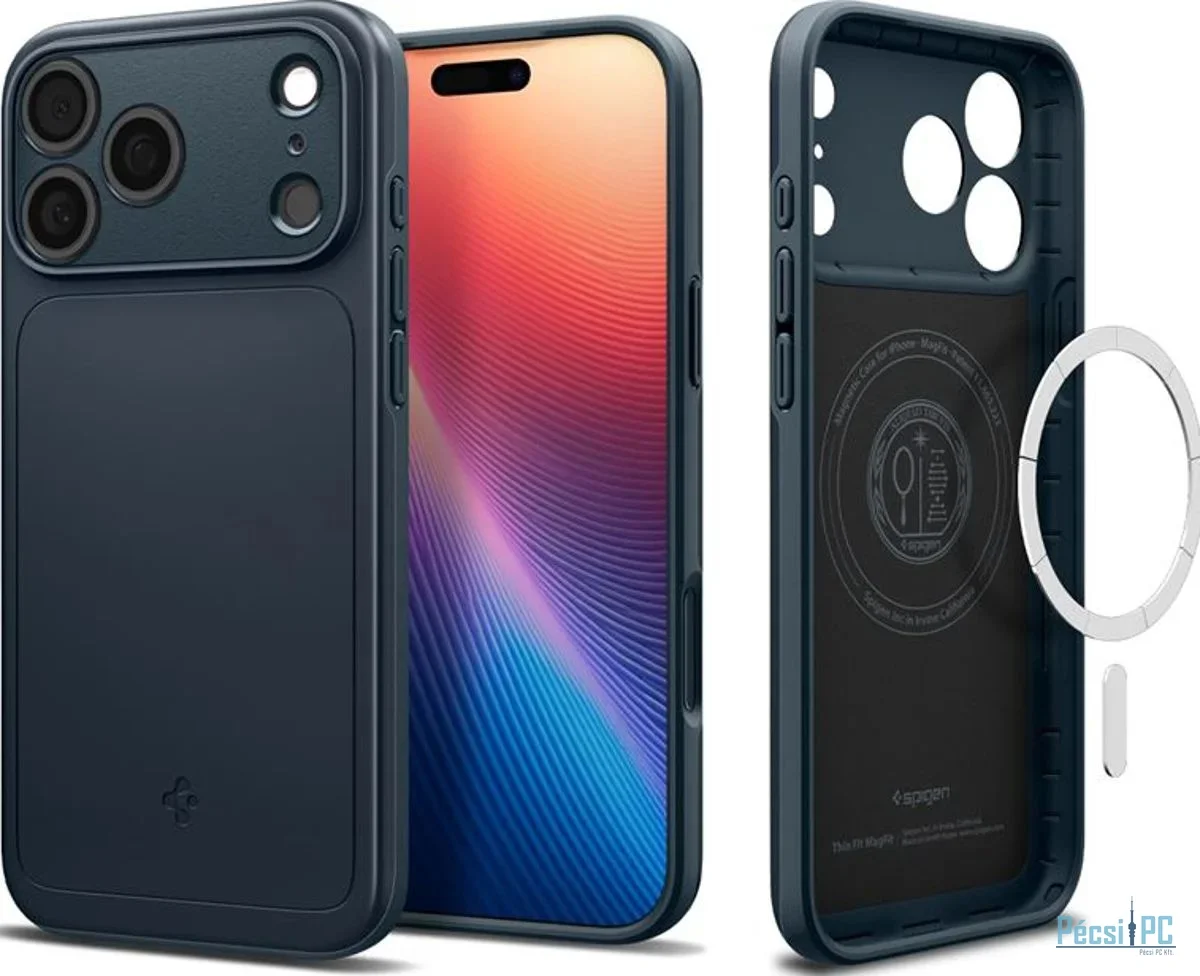 Spigen Thin Fit MagSafe case for iPhone 17 Pro Max Metal Slate