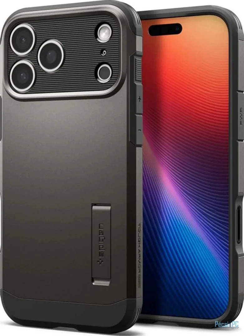 Spigen Tough Armor T MagSafe case for iPhone 17 Pro Max Gunmetal