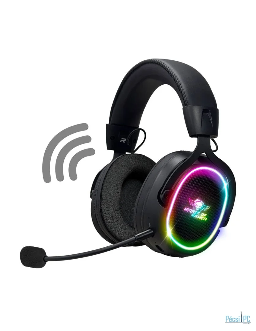 Spirit Of Gamer XPERT XH1200 Wireless Bluetooth RGB Gaming Headset Black