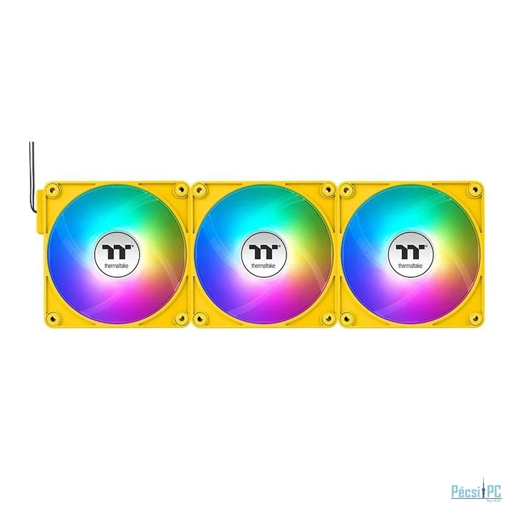 Thermaltake CT120 EX Reverse ARGB Sync PC Cooling Fan Bumblebee (3-Fan Pack)