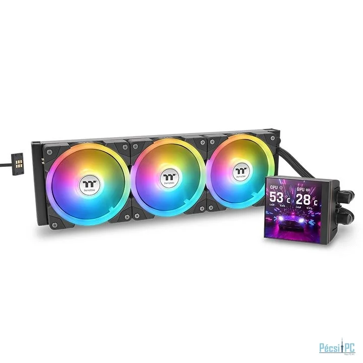 Thermaltake MAGFloe 420 Ultra ARGB Sync AIO Liquid Cooler Black