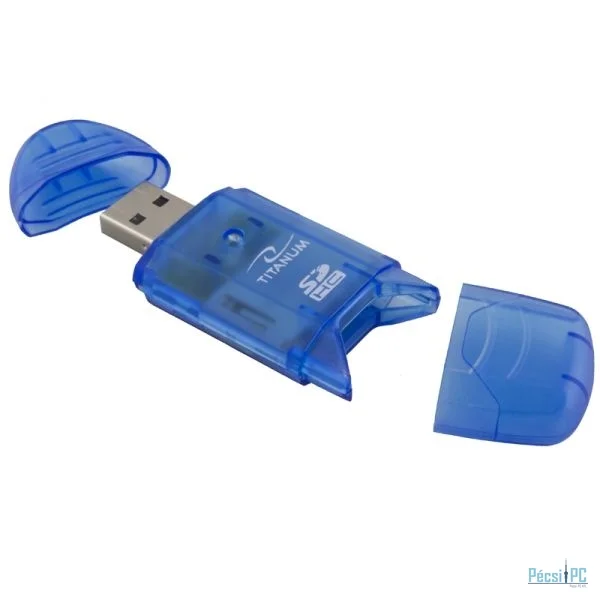 Titanium TA101B USB2.0 Card Reader Blue