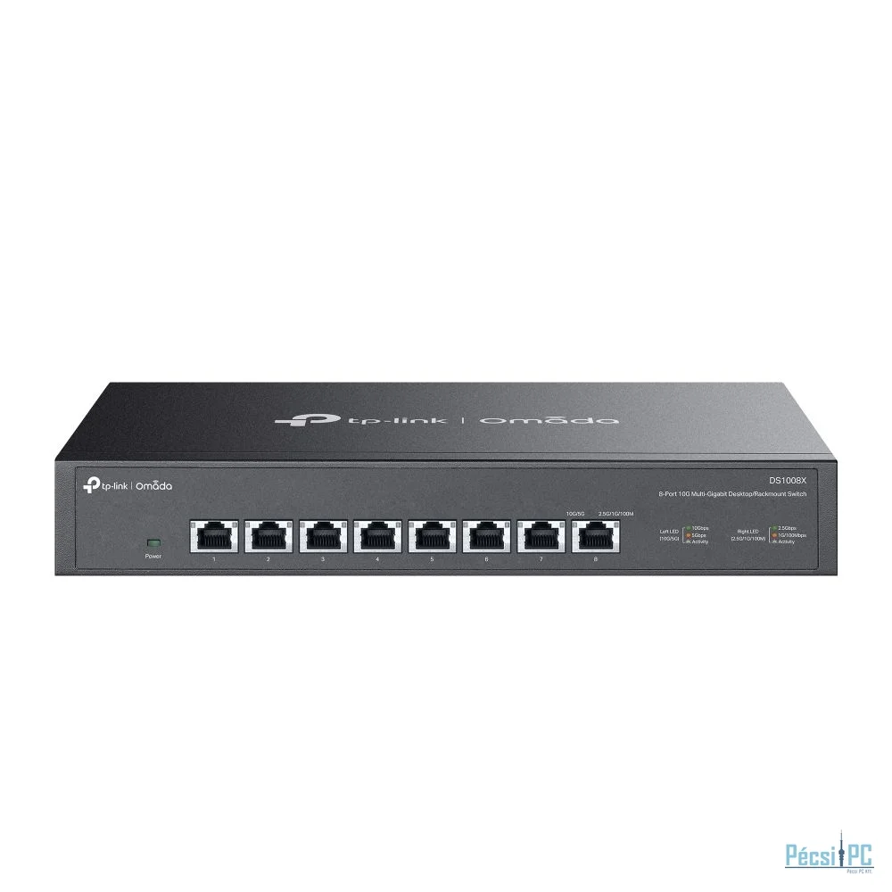 TP-Link DS1008X Omada 8-Port 10G Unmanaged Desktop/Rackmount Switch