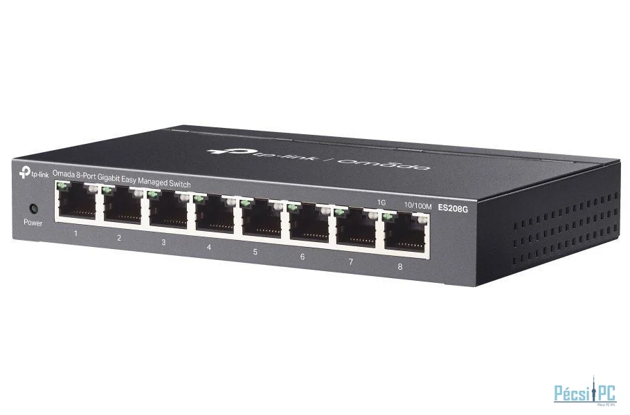 TP-Link ES208G Omada 8-Port Gigabit Easy Managed Switch with 4-Port PoE+