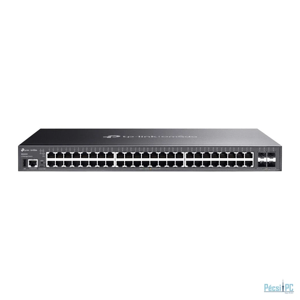 TP-Link SG5452X Omada 48-Port Gigabit Stackable Lite L3 Managed Switch with 4×10G Slots
