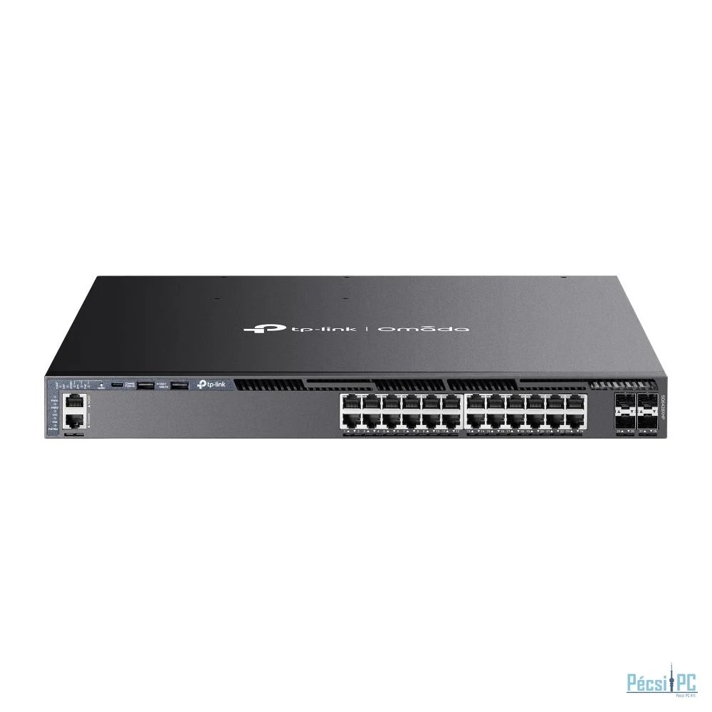 TP-Link SG6428XHP Omada 24-Port Gigabit Stackable L3 Managed PoE+ Switch with 4 10G Slots