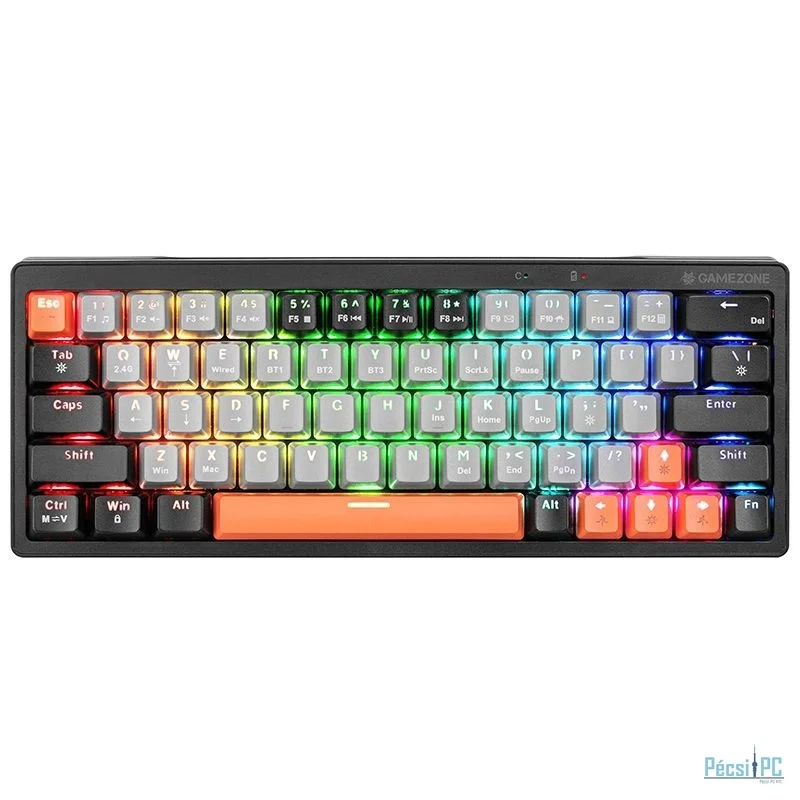 Tracer EVO3 Hot Swap 63 GameZone RGB Mechanical Keyboard Grey US