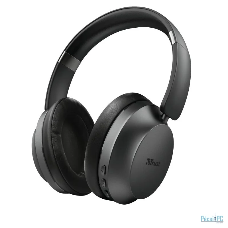 Trust Eaze Bluetooth Wireless Over-ear Headphones Black