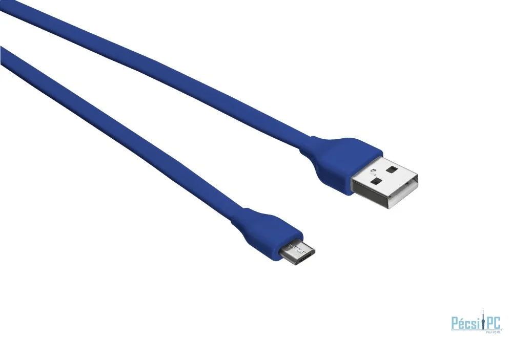 Trust Flat Micro-USB Cable 1m Blue