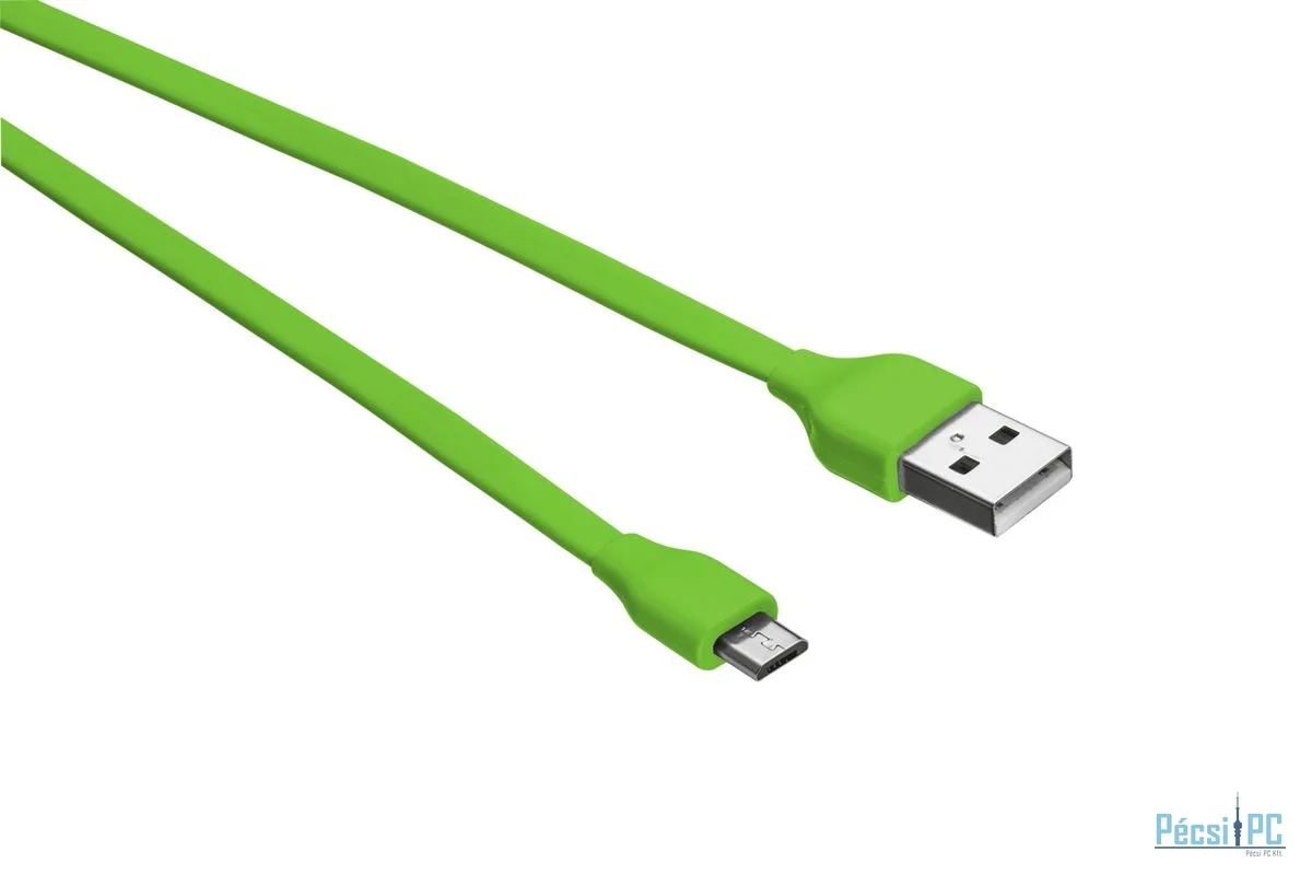 Trust Flat Micro-USB cable 1m Lime