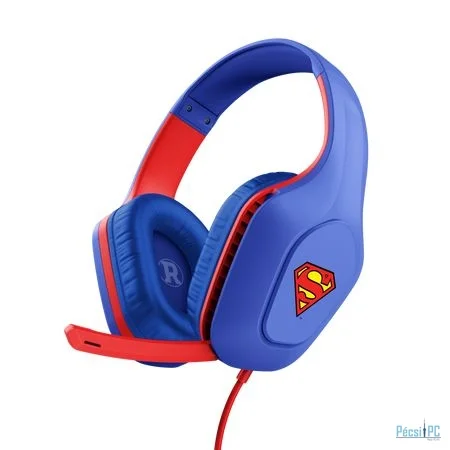 Trust GXT415SM Zirox Lightweight Gaming Headset Blue/Red