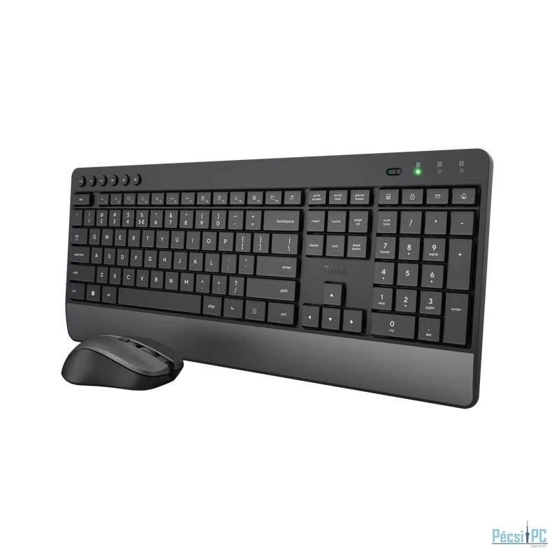 Trust Trezo Comfort Wireless Keyboard & Mouse Set Black HU