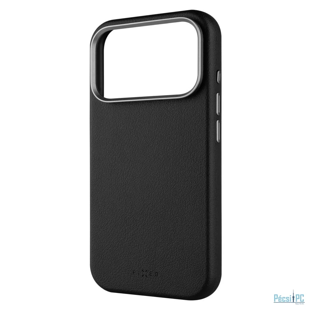 FIXED MagLeather telefontok Apple iPhone 17 Pro telefonhoz, fekete