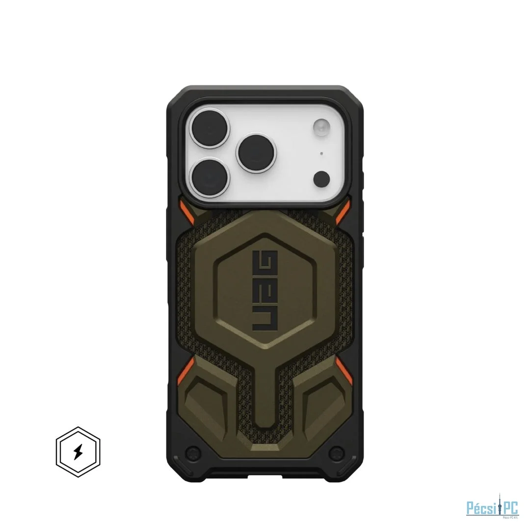 UAG Monarch Pro for iPhone 17 Pro Kevlar Element Green