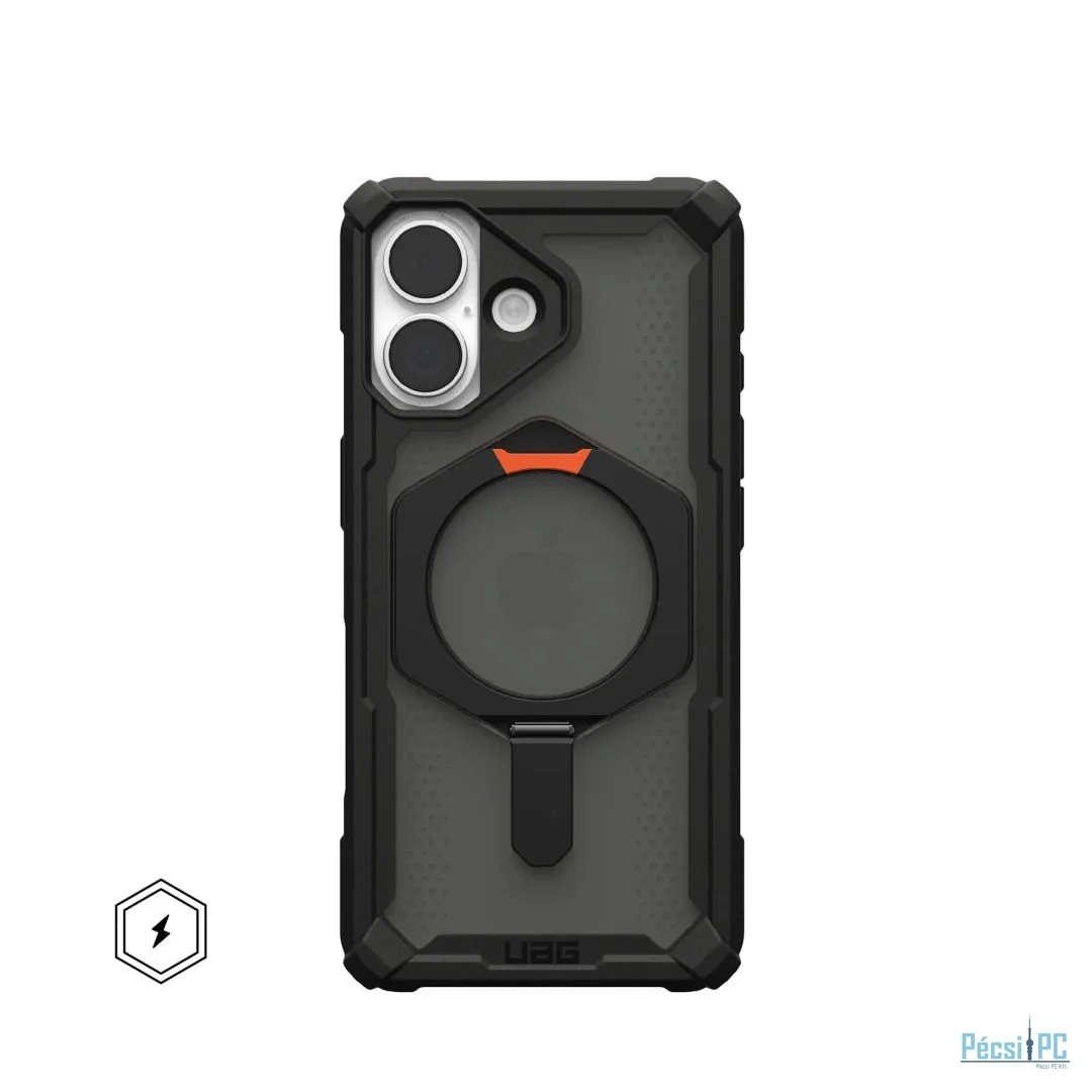 UAG Plasma XTE Magsafe case for iPhone 17 Black/Pop Orange
