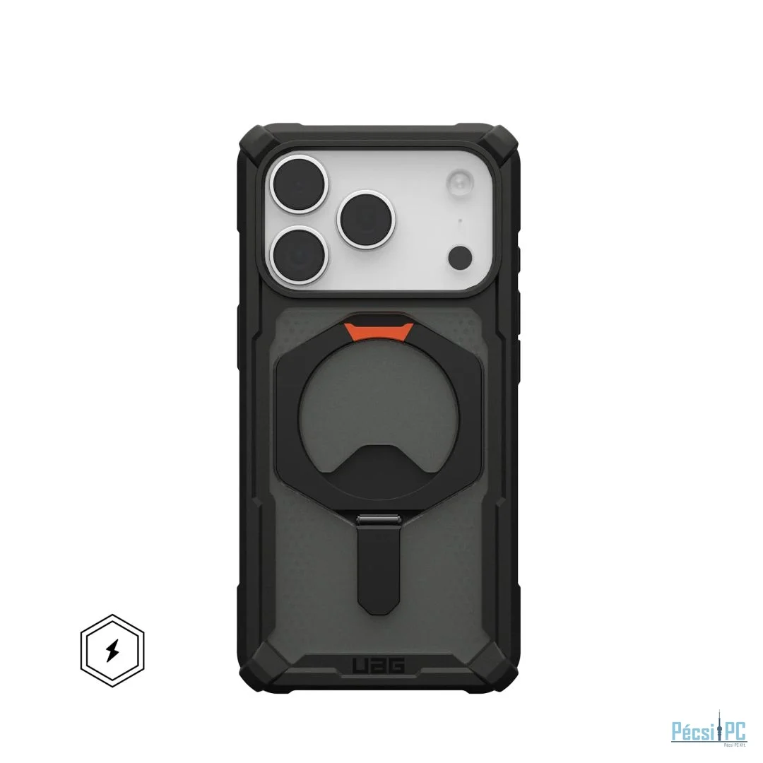 UAG Plasma XTE Magsafe case for iPhone 17 Pro Black/Pop Orange