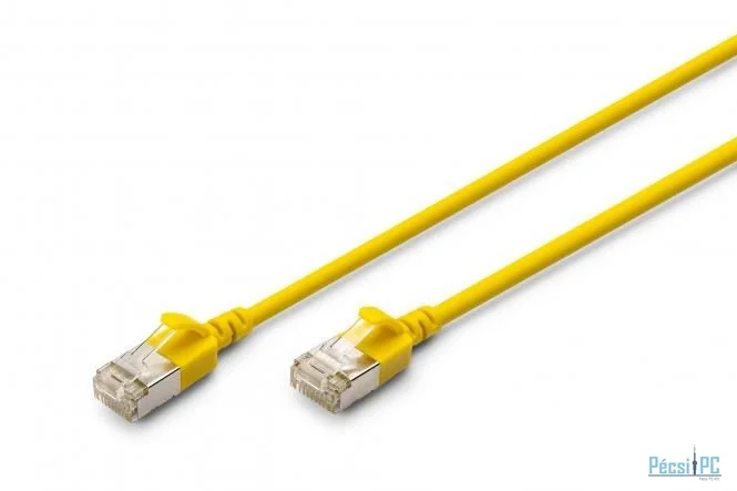 Digitus CAT6A F-FTP Patch Cable 0,5m Yellow