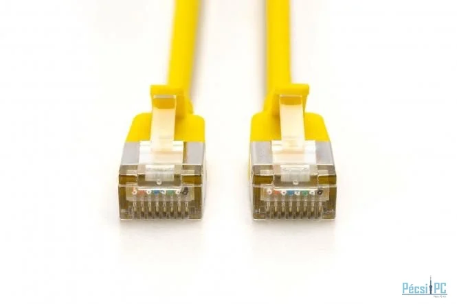 Digitus CAT6A F-FTP Patch Cable 0,5m Yellow