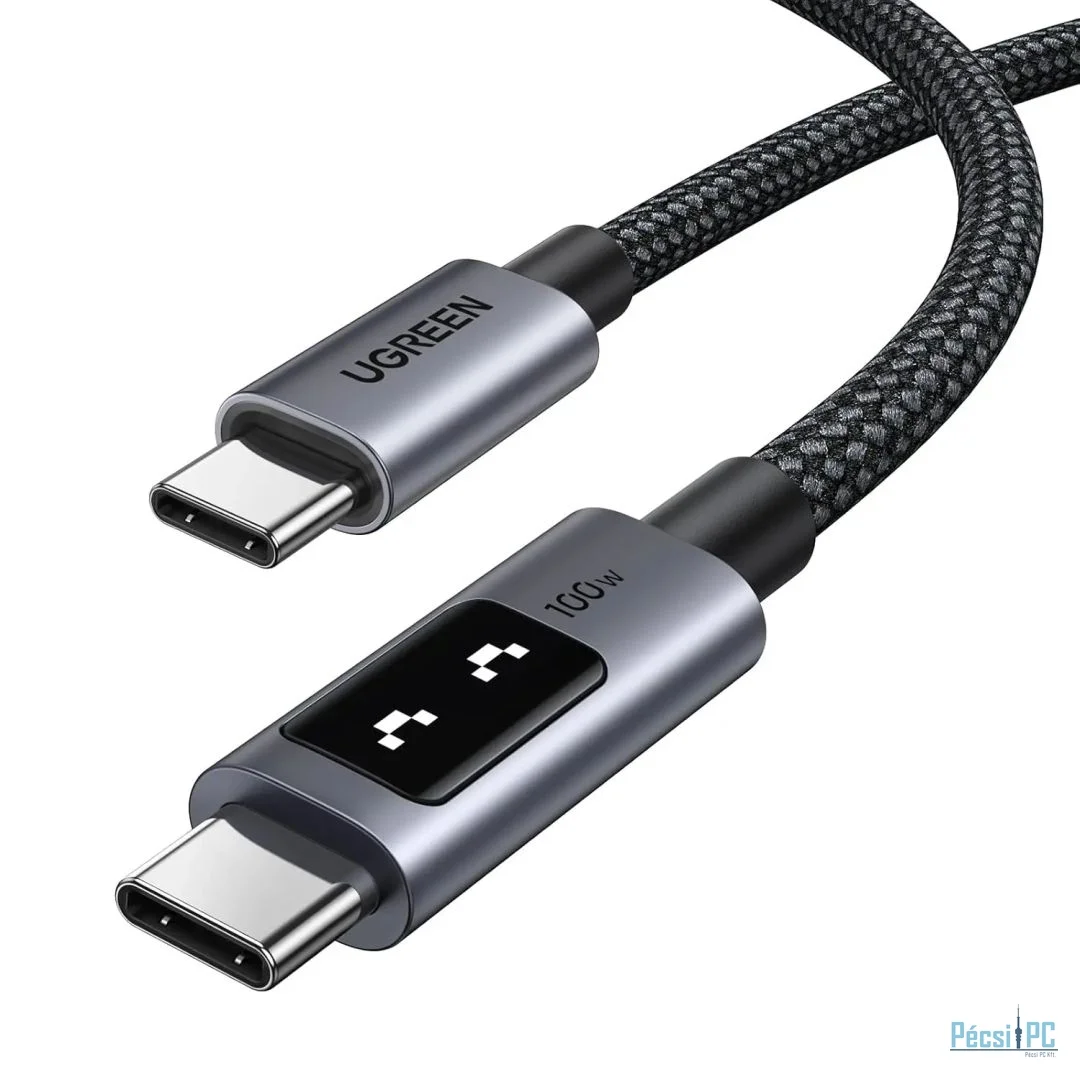 UGREEN Uno L509 100W USB-C charging data cable 0,5m Black